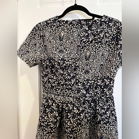 H&M Embroidered Dress - Blue and Tan size 6 - Picture 7 of 9